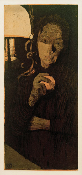 Frau mit Orange  à Käthe Kollwitz