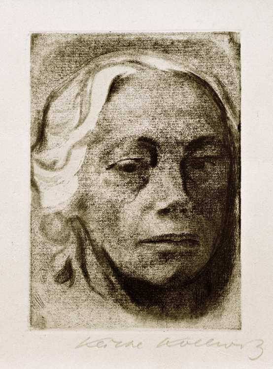 Self-portrait à Käthe Kollwitz