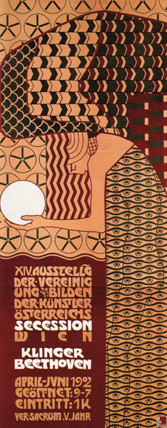 Poster for the Vienna Secession Exhibition à Koloman Moser