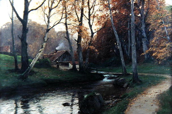 Black Stream, c.1890 (oil on canvas) à Konrad Mueller-Kuerzwelly