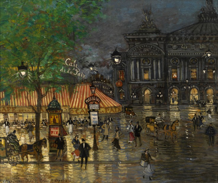 Place de l'Opéra, Paris à Konstantin Alexejewitsch Korowin