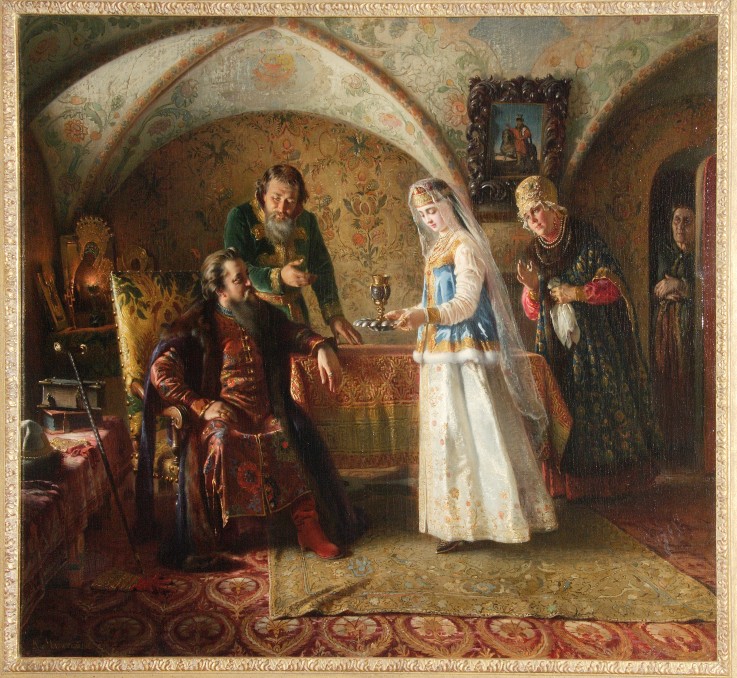 From the everyday life of the Russian boyar in the 17th century à Konstantin Jegorowitsch Makowski