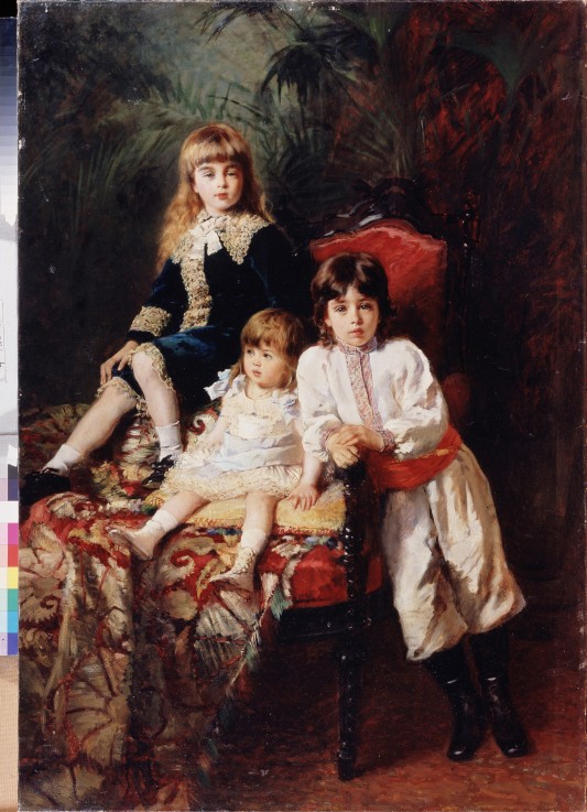 The Balashov's Children à Konstantin Jegorowitsch Makowski