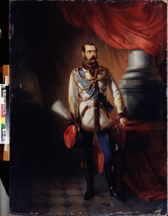 Portrait of Emperor Alexander II (1818-1881) à Konstantin Jegorowitsch Makowski
