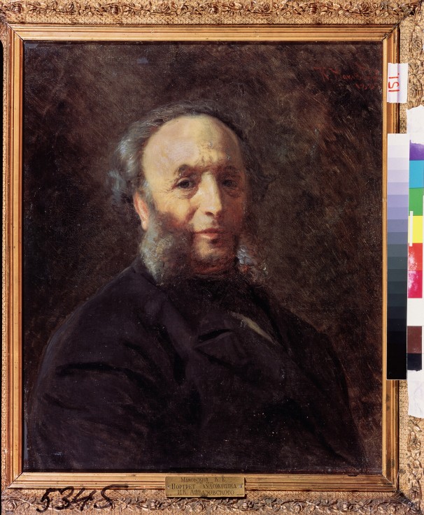 Portrait of the artist Ivan Aivazovsky (1817-1900) à Konstantin Jegorowitsch Makowski