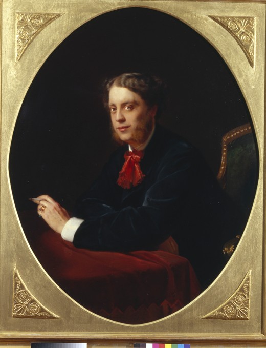 Portrait of Count Nikolay Sergeyevich Stroganov (1836-1905) à Konstantin Jegorowitsch Makowski