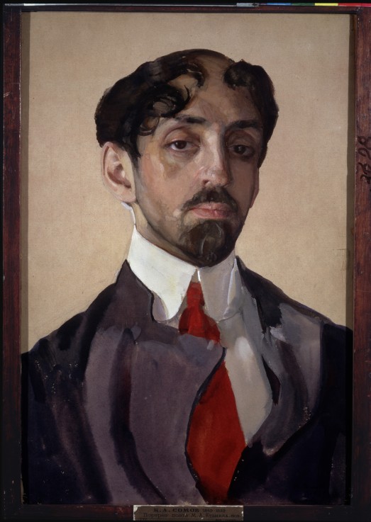 Portrait of the poet Mikhail Kuzmin (1875-1936) à Konstantin Somow