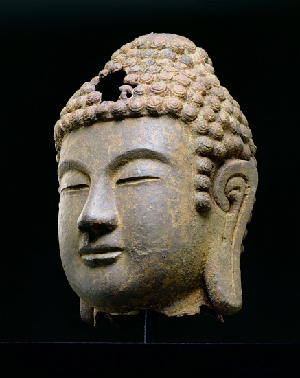 Head of Buddha, Korean, late 8th, early 9th century AD à École coréenne