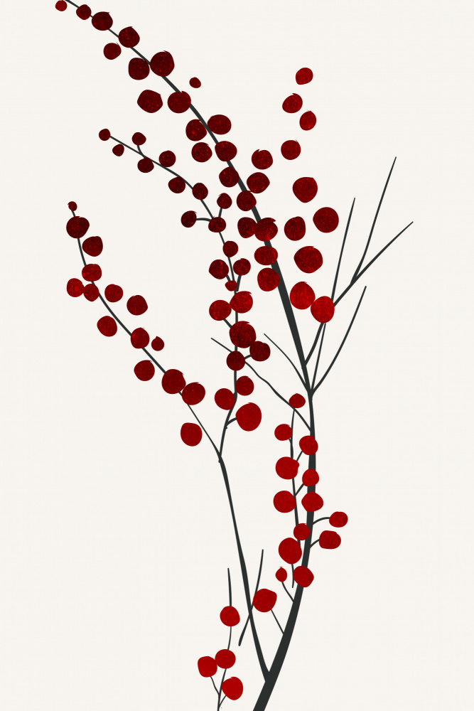 Baisers de mistletoe à Kubistika
