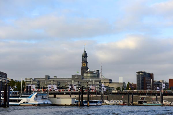 Hamburg Skyline  à Kunskopie Kunstkopie