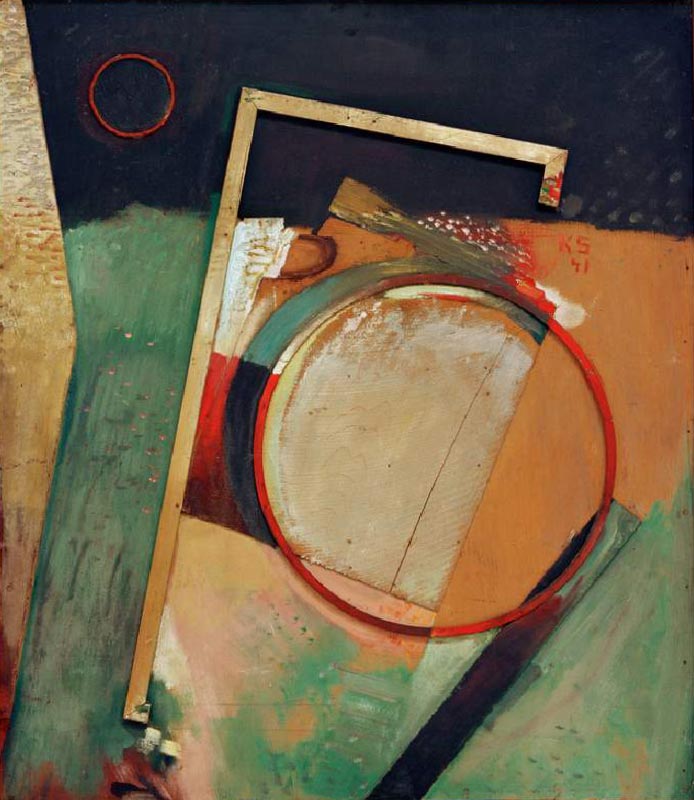 Bild mit Ring u. Rahmen à Kurt Schwitters