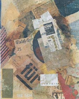 Merz 94 Grunfleck, 1920 (collage)