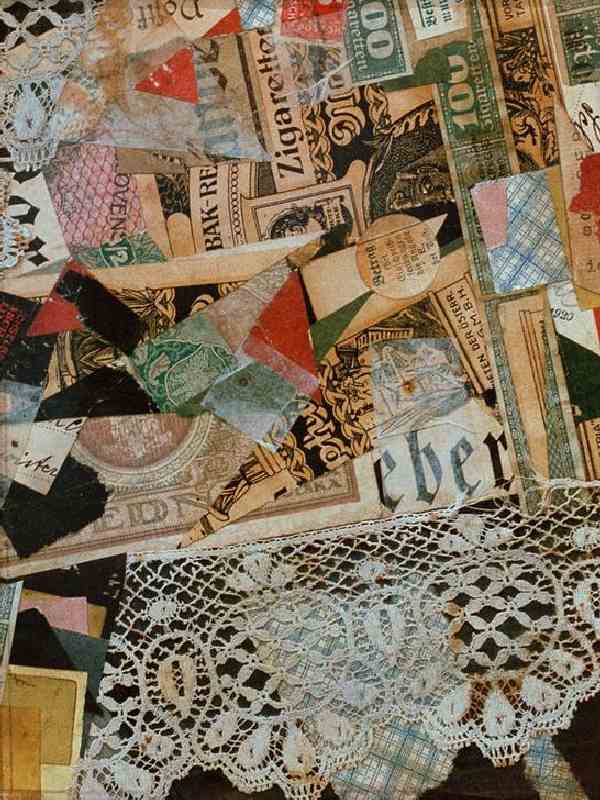 Merzzeichnung 297 Gelb/ 1921 à Kurt Schwitters