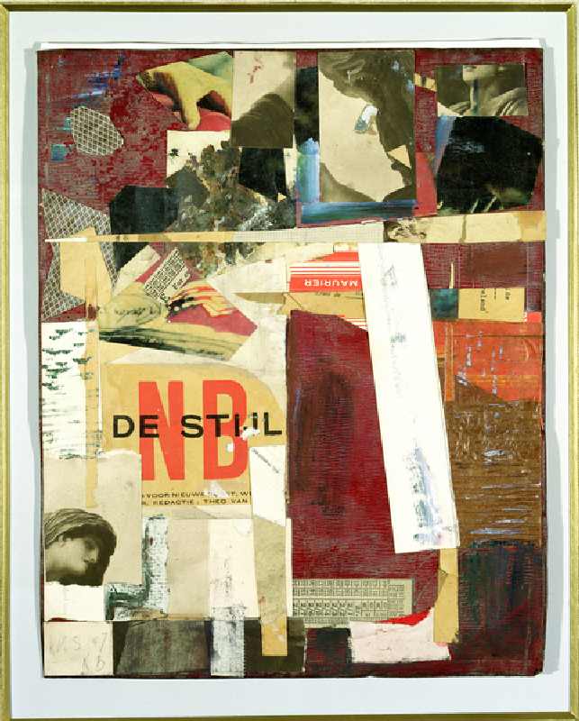 N.B., 1947 (collage) à Kurt Schwitters