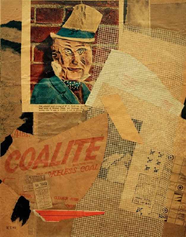 Ohne Titel (W.C. Fields) à Kurt Schwitters