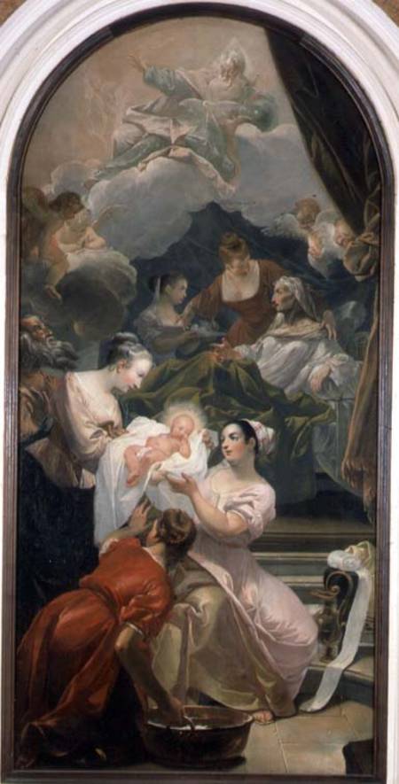 The Birth of the Virgin à L. Vernansal