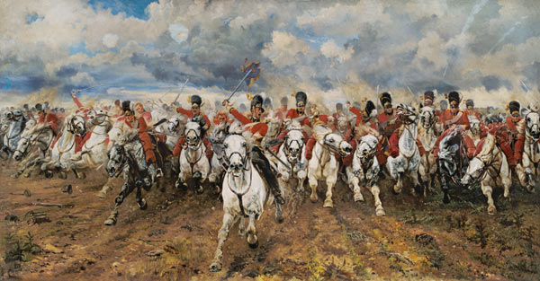 Scotland For Ever! 1881 (oil on canvas)  à Lady (Elizabeth Southerden Thompson)  Butler