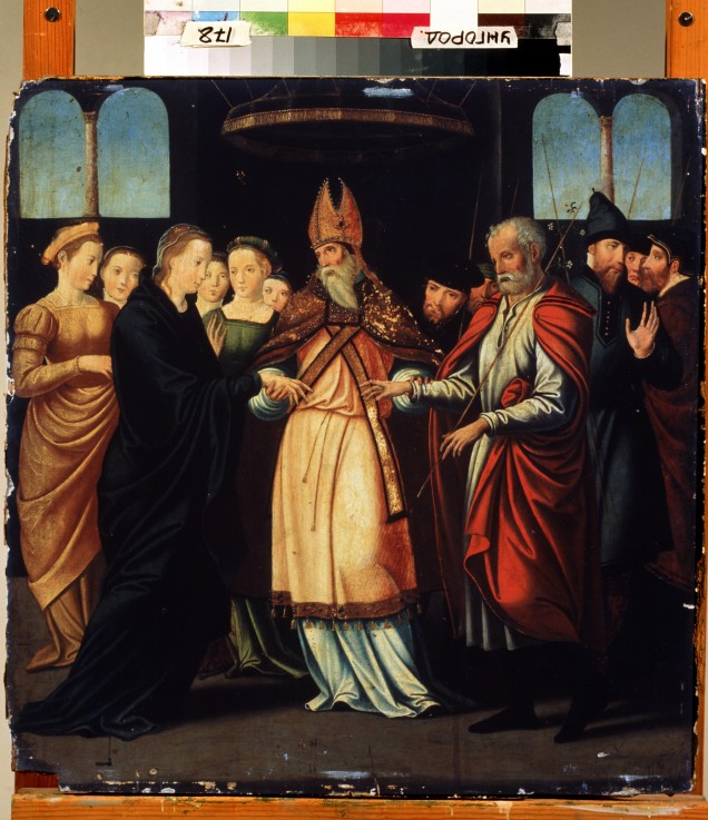 The Marriage of Mary and Joseph à Lambert Lombard