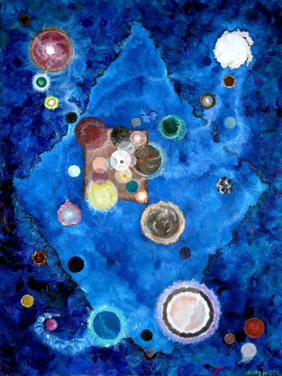 Abstrakt III – blau à Peter Lanzinger
