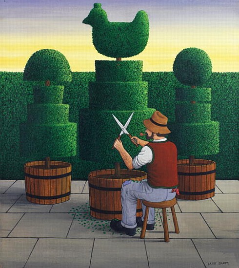 The Gardener, 1986 (acrylic on linen)  à Larry  Smart
