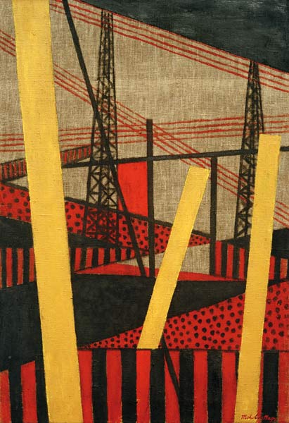 Radio und Eisenbahnlandschaft à László Moholy-Nagy