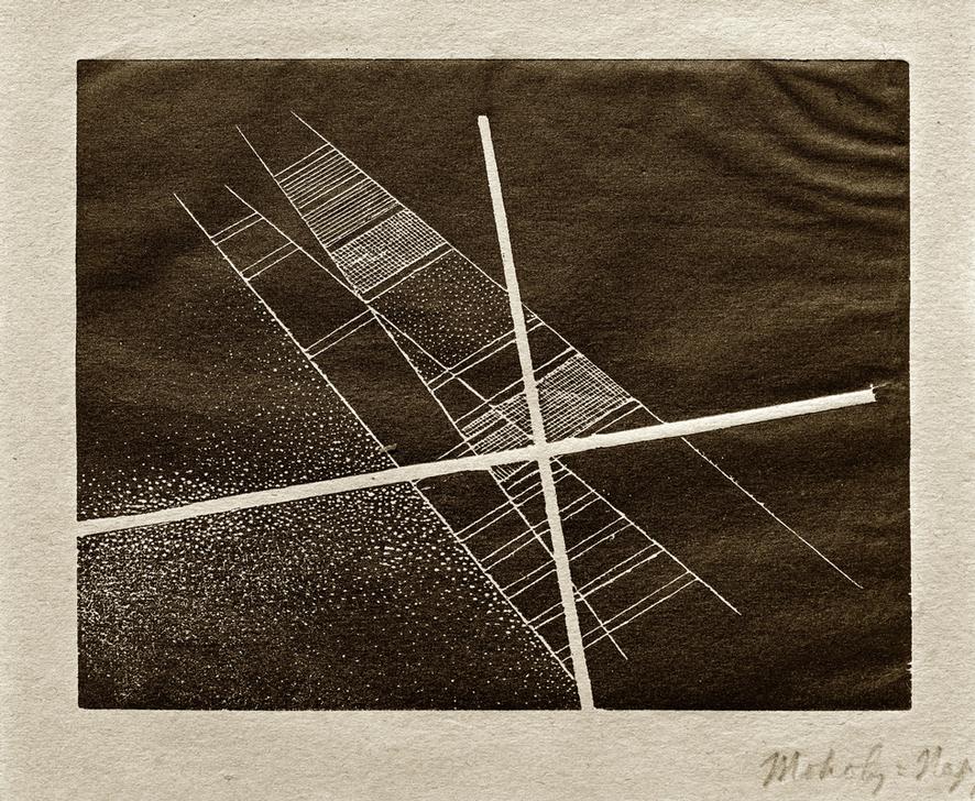 Sich schneidende Diagonalen à László Moholy-Nagy