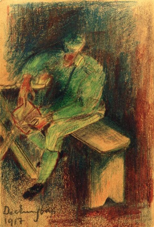 (Soldat beim) Deckungsbau à László Moholy-Nagy