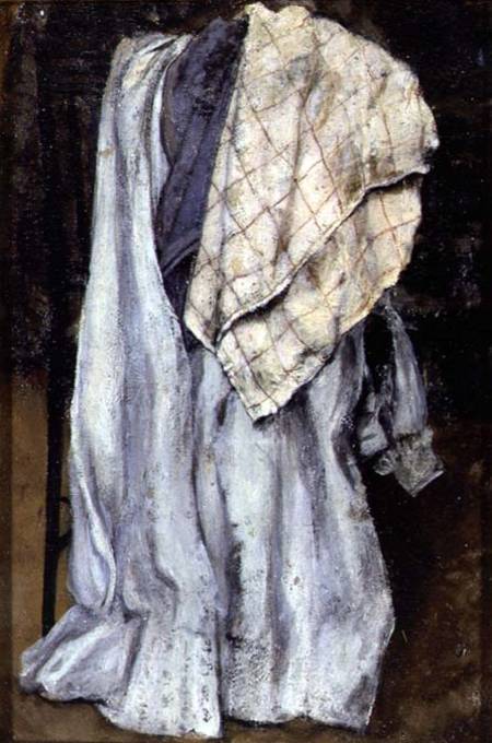 Study of Drapery (panel) à Laura Theresa Alma-Tadema