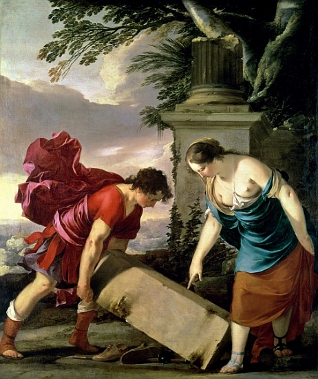 Theseus and his Mother Aethra, c.1635-36 à Laurent de La Hire ou La Hyre