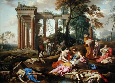 The Death of the Children of Bethel à Laurent de La Hyre