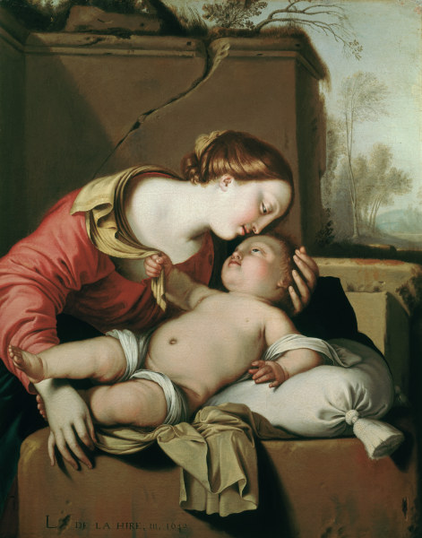 L.de La Hyre, Maria mit Kind à Laurent de La Hyre