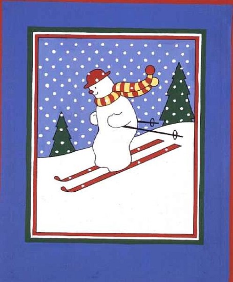 Snowman on Skis à Lavinia  Hamer