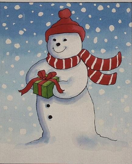 Snowman''s Christmas Present  à Lavinia  Hamer