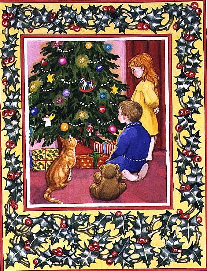 The Holly and the Christmas Tree, 1996 (w/c)  à Lavinia  Hamer