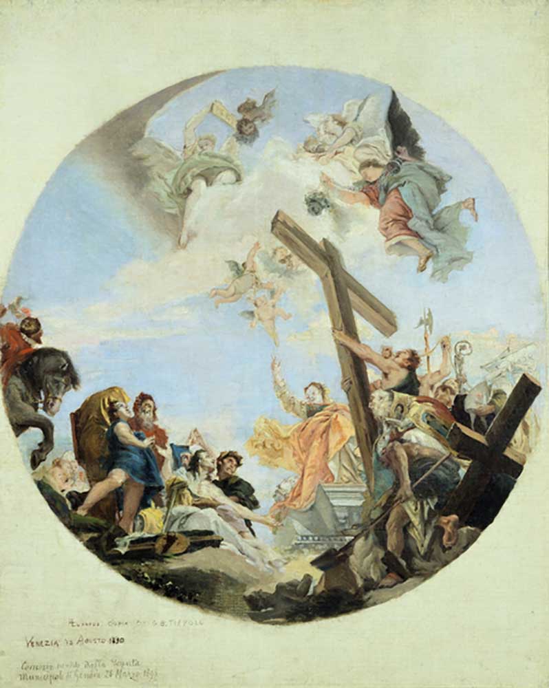 The Discovery of the True Cross, after Tiepolo, 1890 à Lazzaro Luxardo