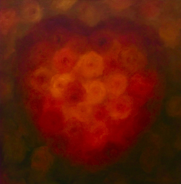 Heart of Gold Heart with roses à Lee Campbell