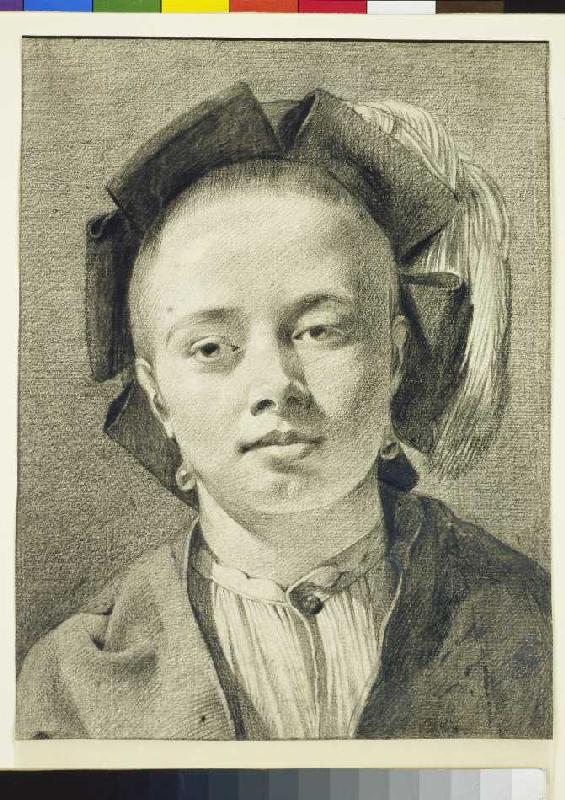 Bildnis eines jungen Mannes. à Leendert van der Cooghen