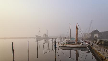 Morning mood at the harbor.