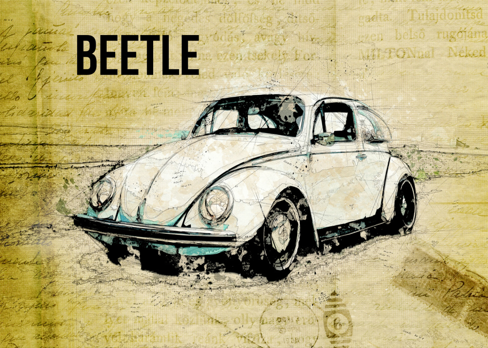 Volkswagen vw beetle à Lembayung senja studio