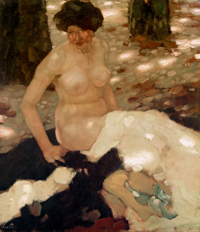Weiblicher Akt, 1904. à Leo Putz
