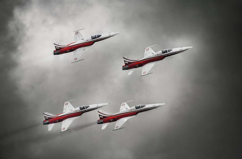 Patrouille Suisse à Leon