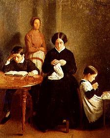 La famille de l'artiste. à Léon Bonnat