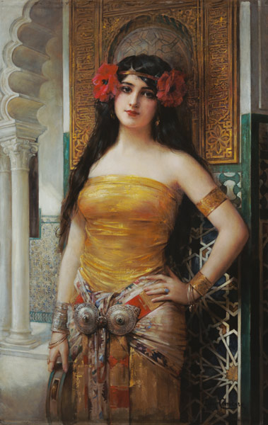 Die orientalische Frau à Leon François Comerre