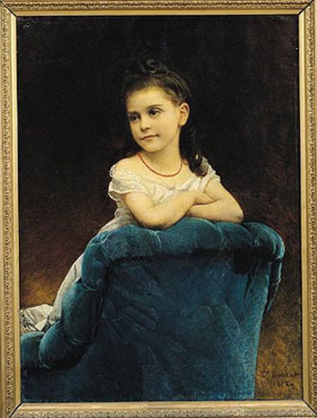 Portrait of Mademoiselle Franchetti à Leon Joseph Florentin Bonnat