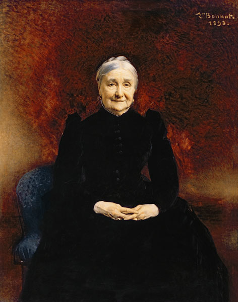 Madame Bonnat, the artist's mother à Leon Joseph Florentin Bonnat