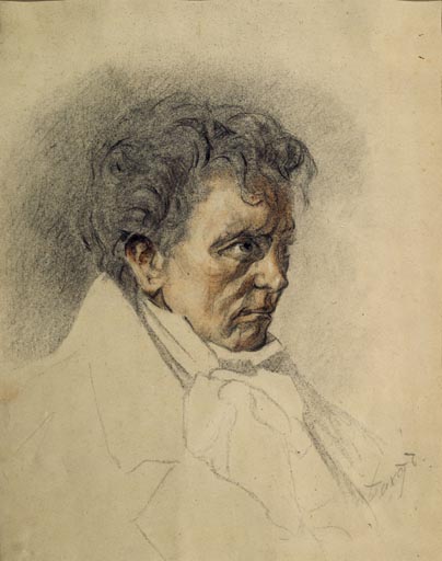 Portrait of the composer Ludwig van Beethoven à Leon Nikolajewitsch Bakst