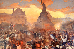 Karneval in Paris zu Ehren der russischen Marine am 05. Oktober 1893 à Leon Nikolajewitsch Bakst