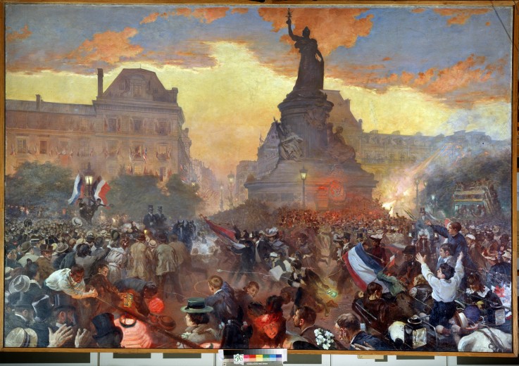 Carnival in honour of Admiral Avellan on October 5, 1893 in Paris à Leon Nikolajewitsch Bakst