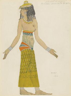 Costume design for the ballet Hélène de Sparte by E. Verhaeren and D. de Séverac