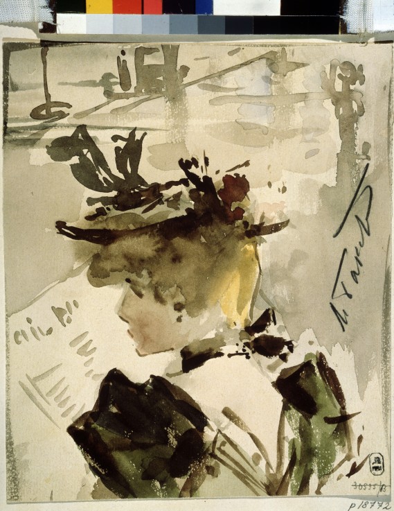 A woman reading à Leon Nikolajewitsch Bakst